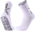 Gripsokken Wit (39-45) – Antislip Sportsokken voor Voetbal, Fitness & Pilates – Anti-Blaren – ProForm Performance Pro