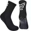 Gripsokken Zwart Maat (39-45) – Antislip Sportsokken voor Voetbal, Fitness, Padel & Pilates – Anti-Blaren